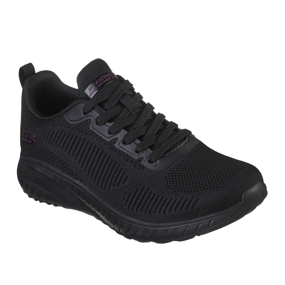 Scarpa Running Skechers Bobs Squad Chaos - Face Off Donna - Nero