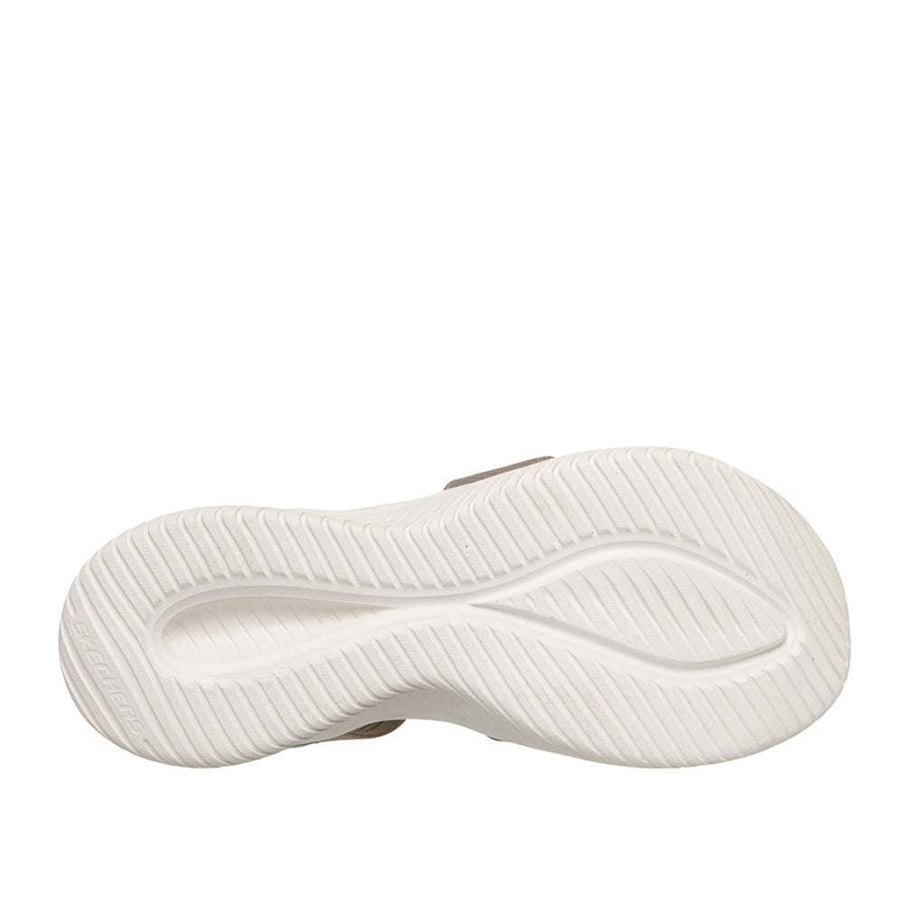 Sandalo Skechers Ultra Flex 3.0 Sandal - Never Donna - Marrone