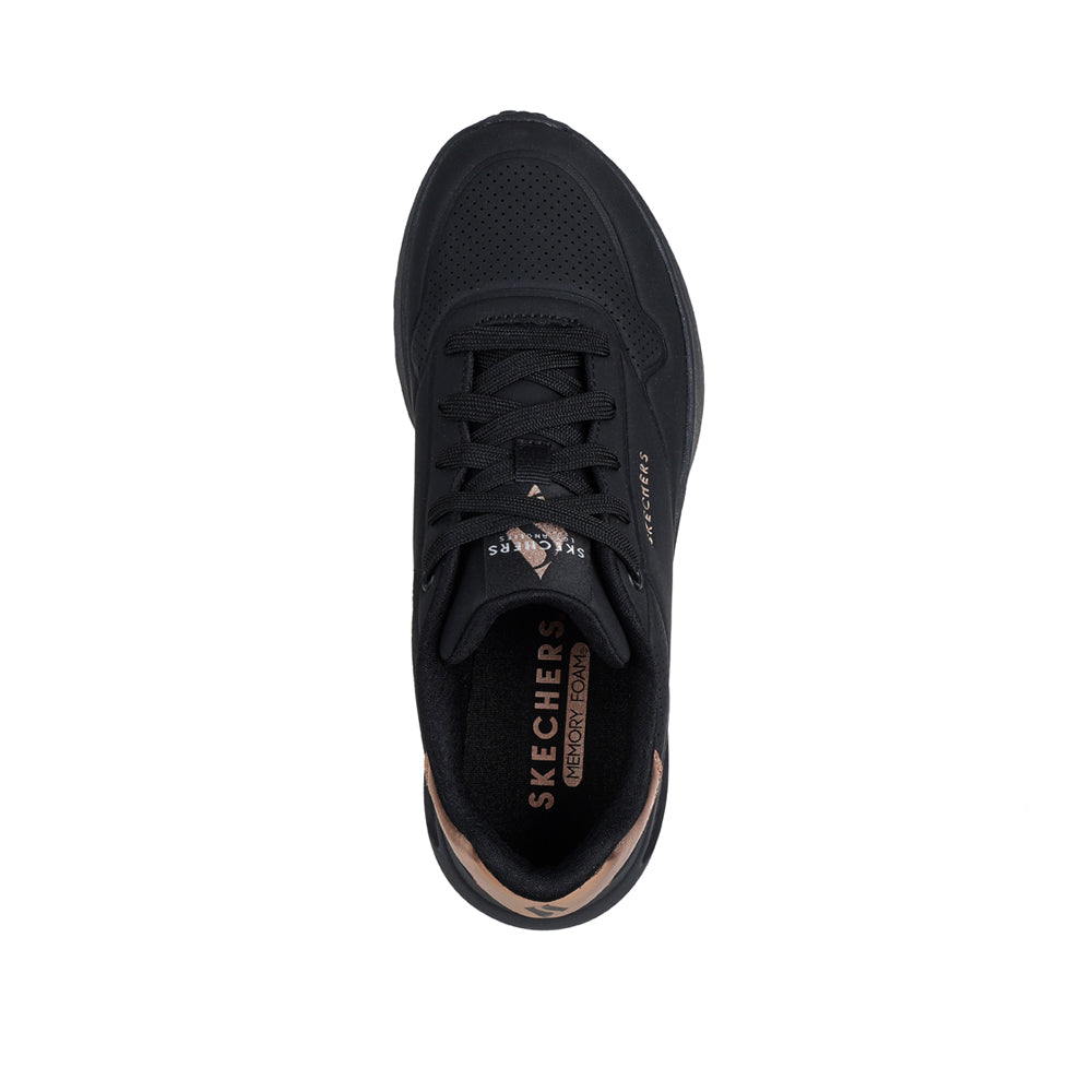 Sneakers Skechers Uno Lite - Shimmer Along Donna - Nero