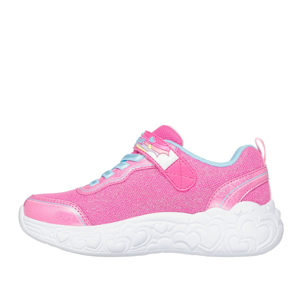 Sneakers Skechers Eternal Heart Lights - Ton of Bambina - Rosa
