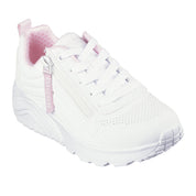 Sneakers Skechers Uno Lite - Easy Zip Bambino - Bianco