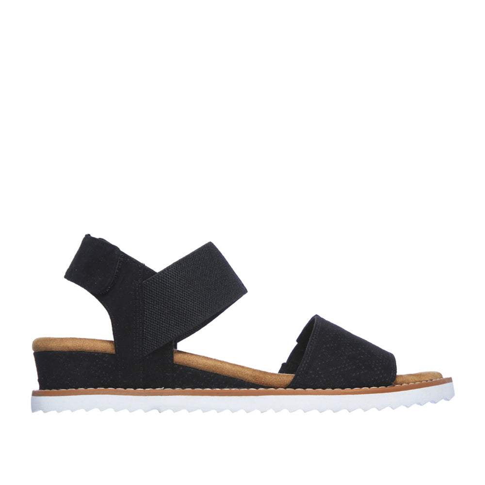 Sandalo Skechers Desert Kiss Donna - Nero
