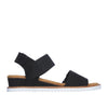 Sandalo skechers desert kiss donna - nero