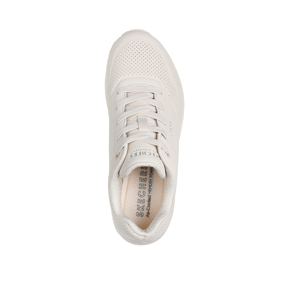 Sneakers Skechers Uno - Stand On Air Donna - Bianco