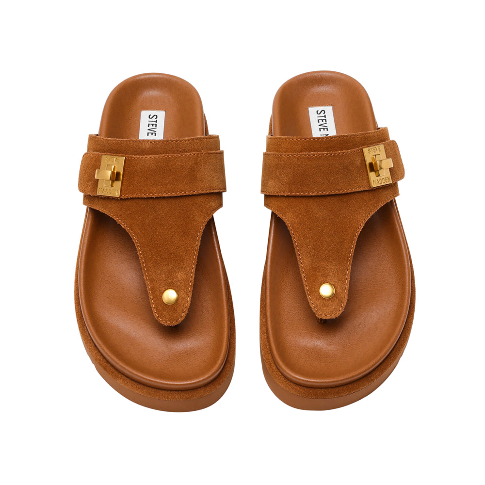 Sandalo Steve Madden Tuned in Donna - Marroncino
