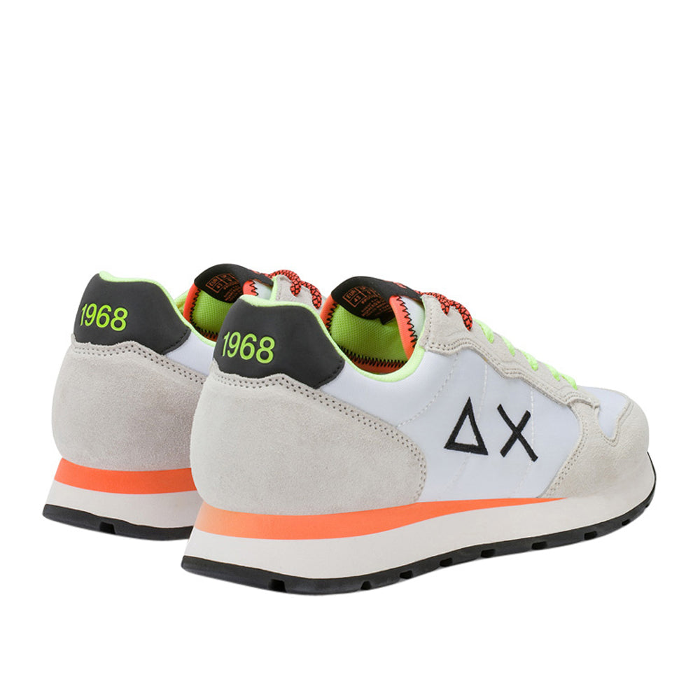 Sneakers Sun68 Tom Fluo Uomo - Bianco