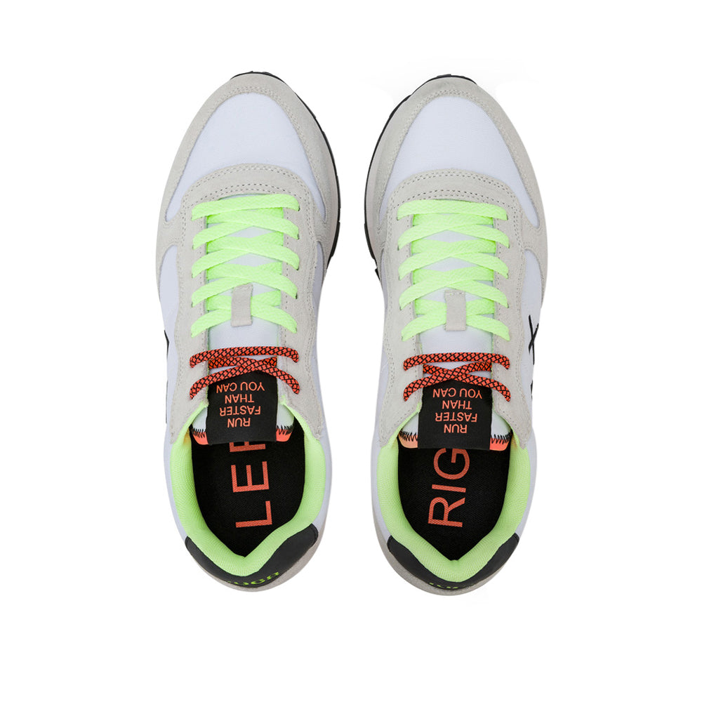 Sneakers Sun68 Tom Fluo Uomo - Bianco