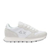 Sneakers sun68 ally glitter donna - bianco