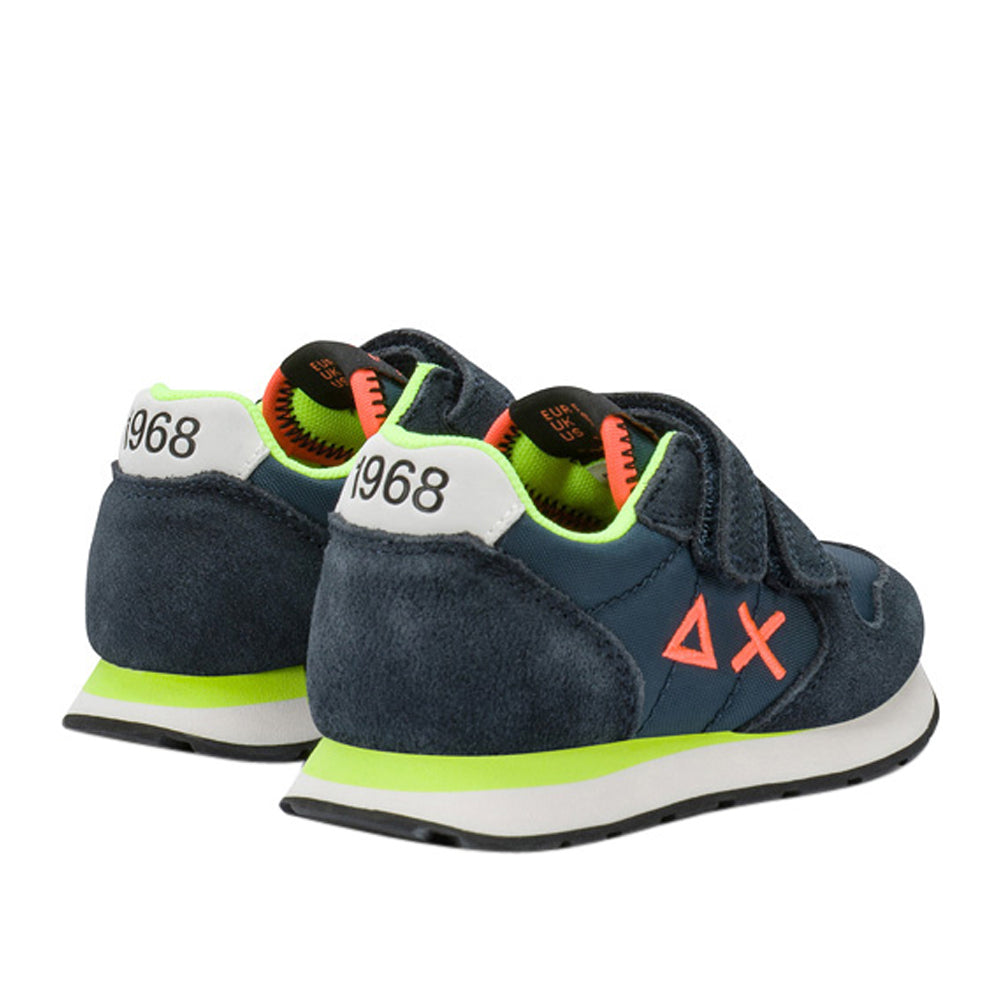 Sneakers Sun68 Tom Fluo Bimbo - Blu