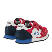 Sneakers Sun68 Jaki Solid Bimbo - Rosso