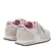 Sneakers Sun68 Stargirl Glitter Logo Bimba - Bianco