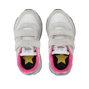 Sneakers Sun68 Stargirl Glitter Logo Bimba - Bianco