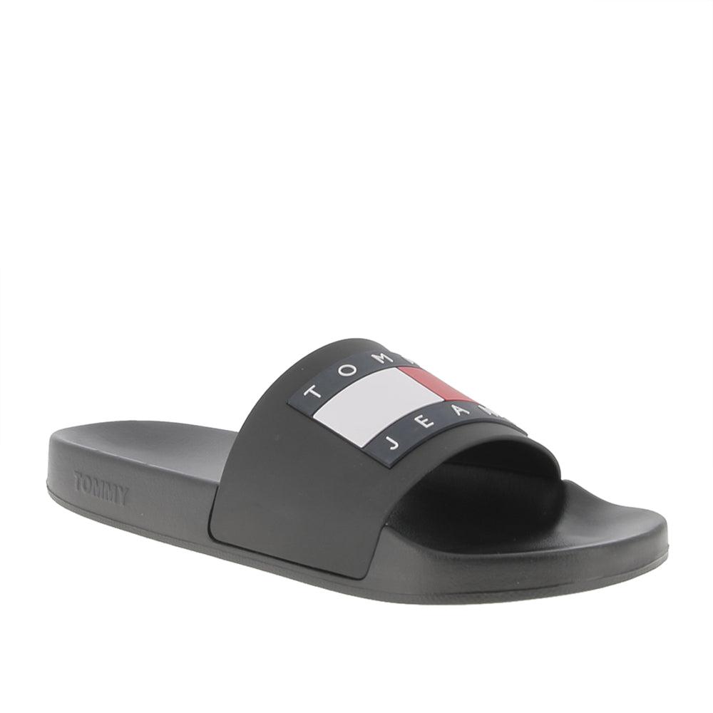 Ciabatta Tommy Jeans Aqua Uomo - Nero