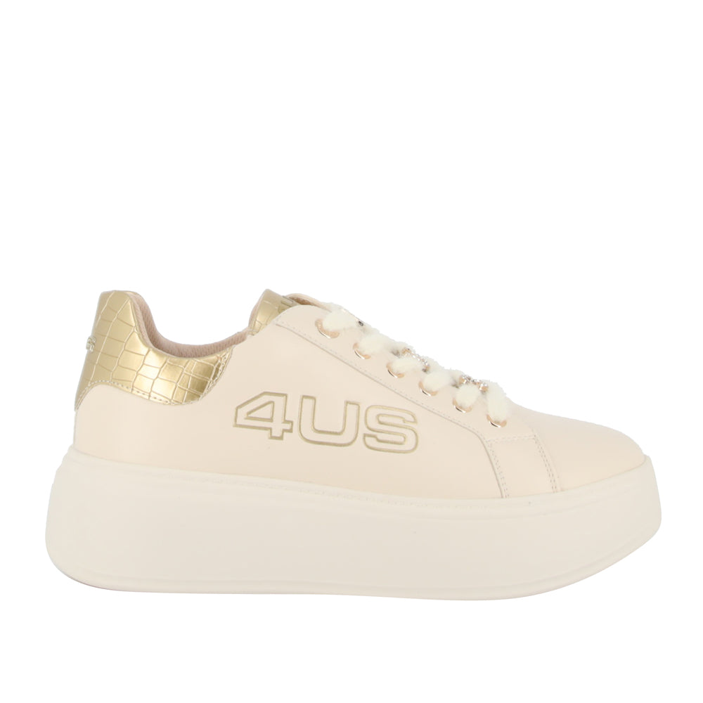 Sneakers 4US Donna - Beige