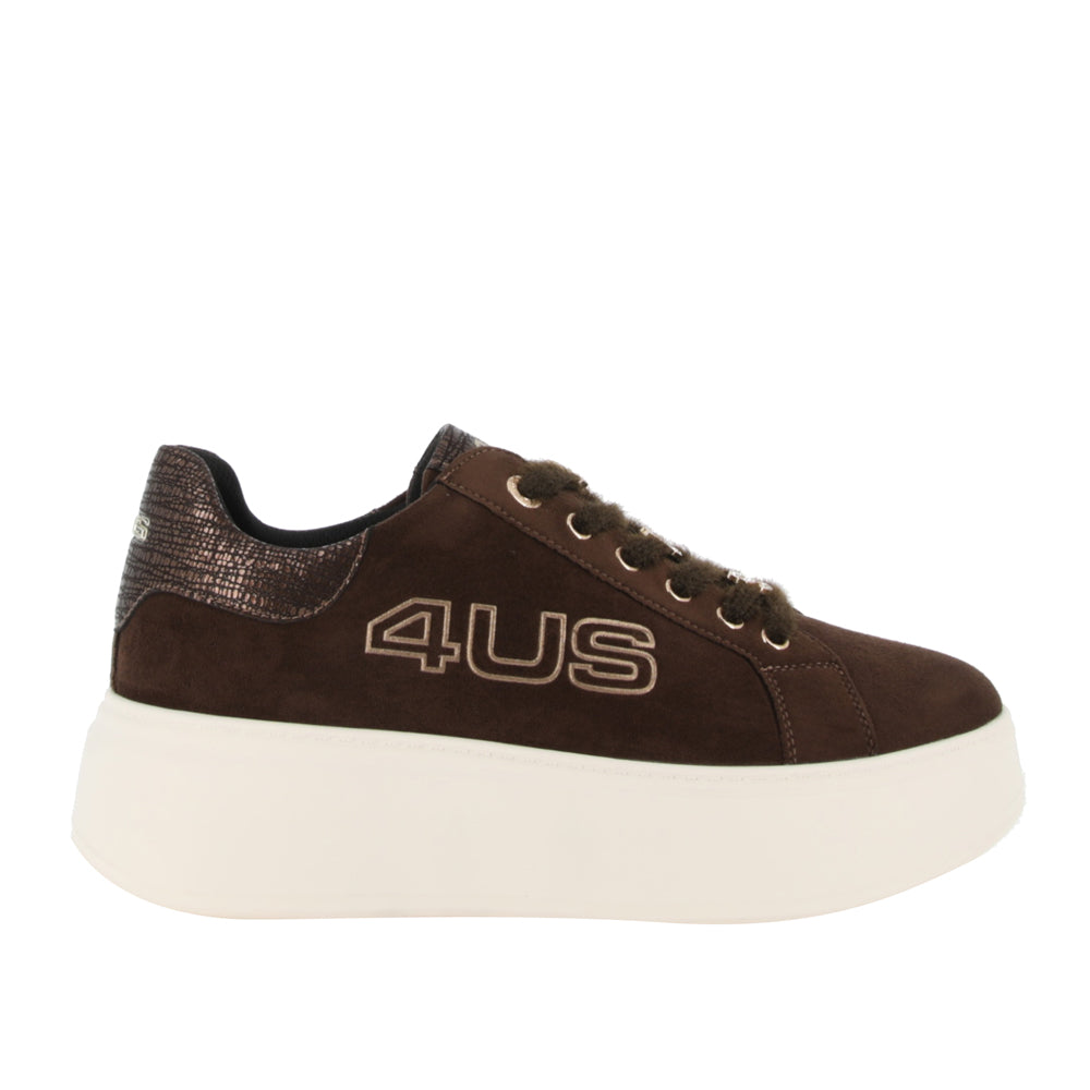 Sneakers 4US Donna - Marrone