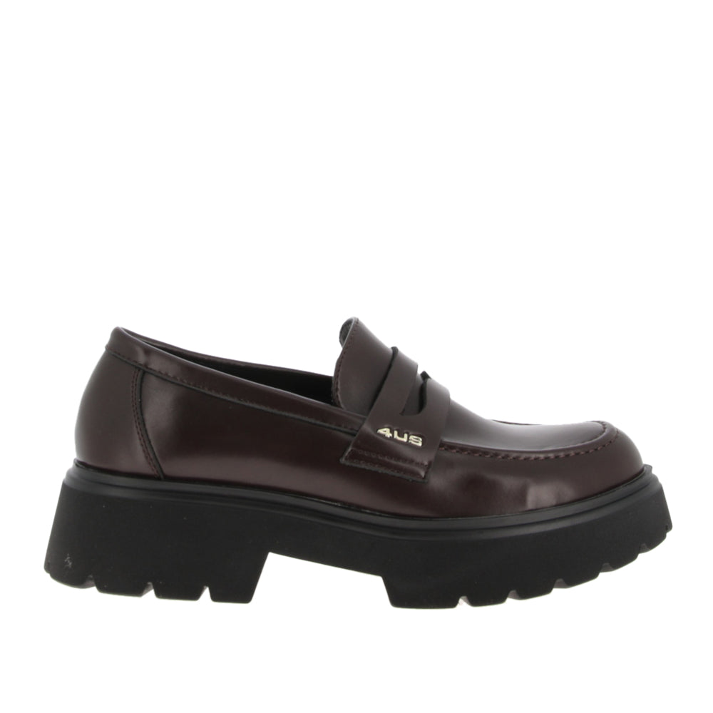 Mocassino 4US Donna - Bordeaux