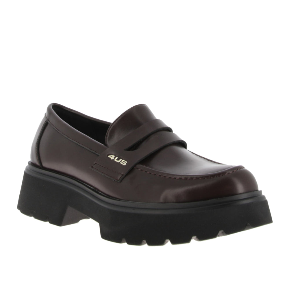Mocassino 4US Donna - Bordeaux