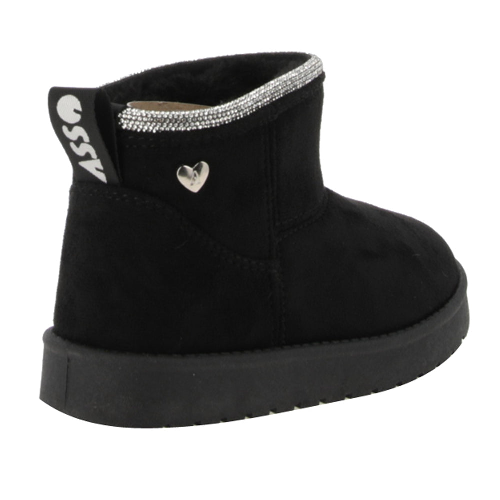 Stivaletto Asso Bambina - Nero