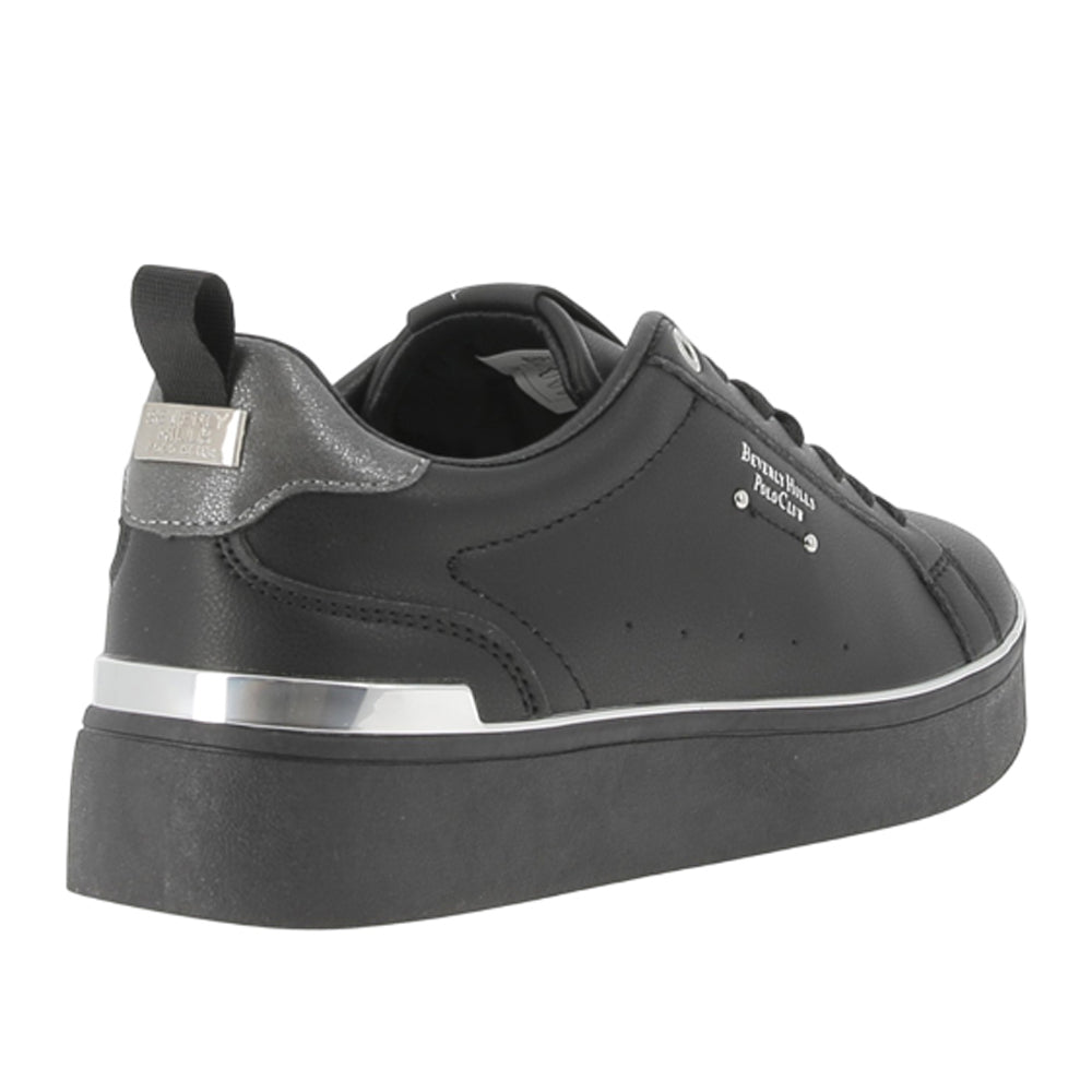 Sneakers Beverly Hills Queens Cup Ltx Donna - Nero