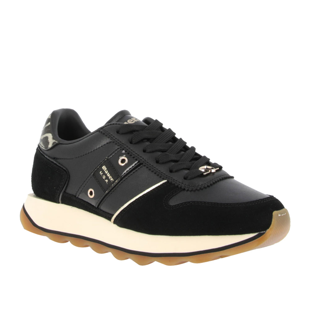 Sneakers Blauer Mills Donna - Nero
