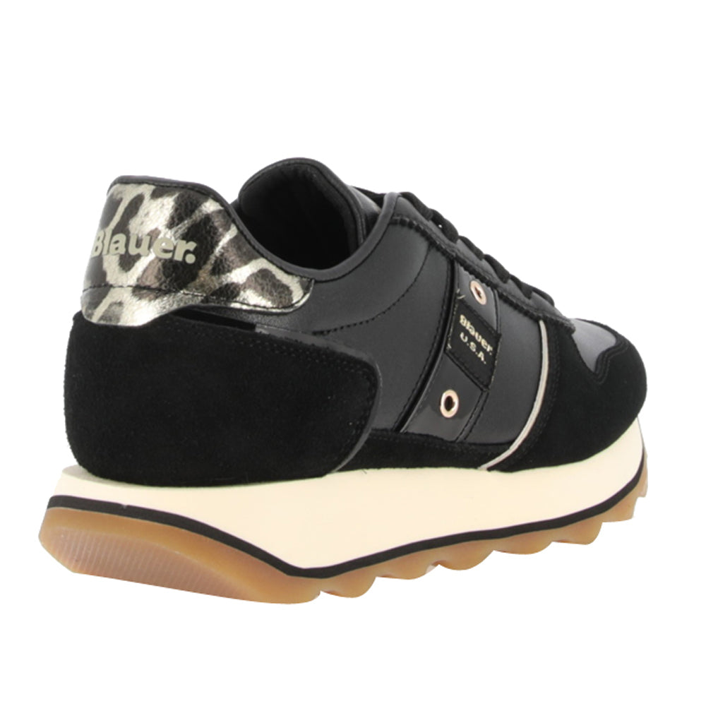 Sneakers Blauer Mills Donna - Nero