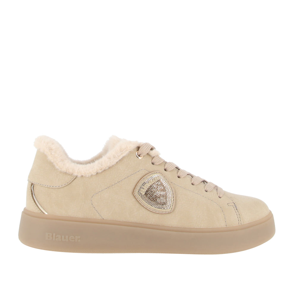 Sneakers Blauer Victory Donna - Beige