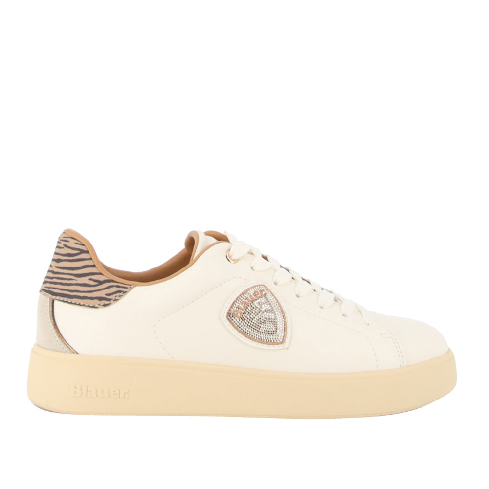 Sneakers Blauer Victory Donna - Crema
