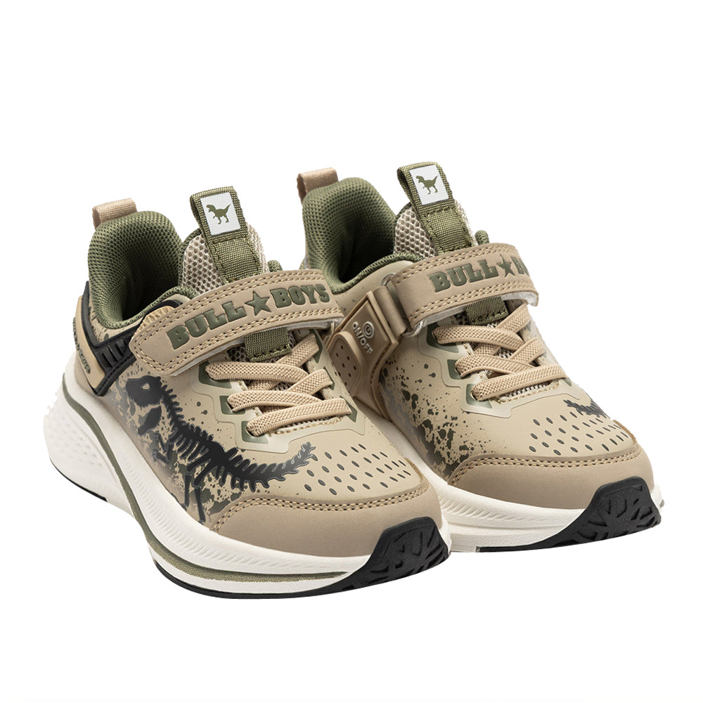 Sneakers Bull Boys Uragano Rex Bambino - Beige