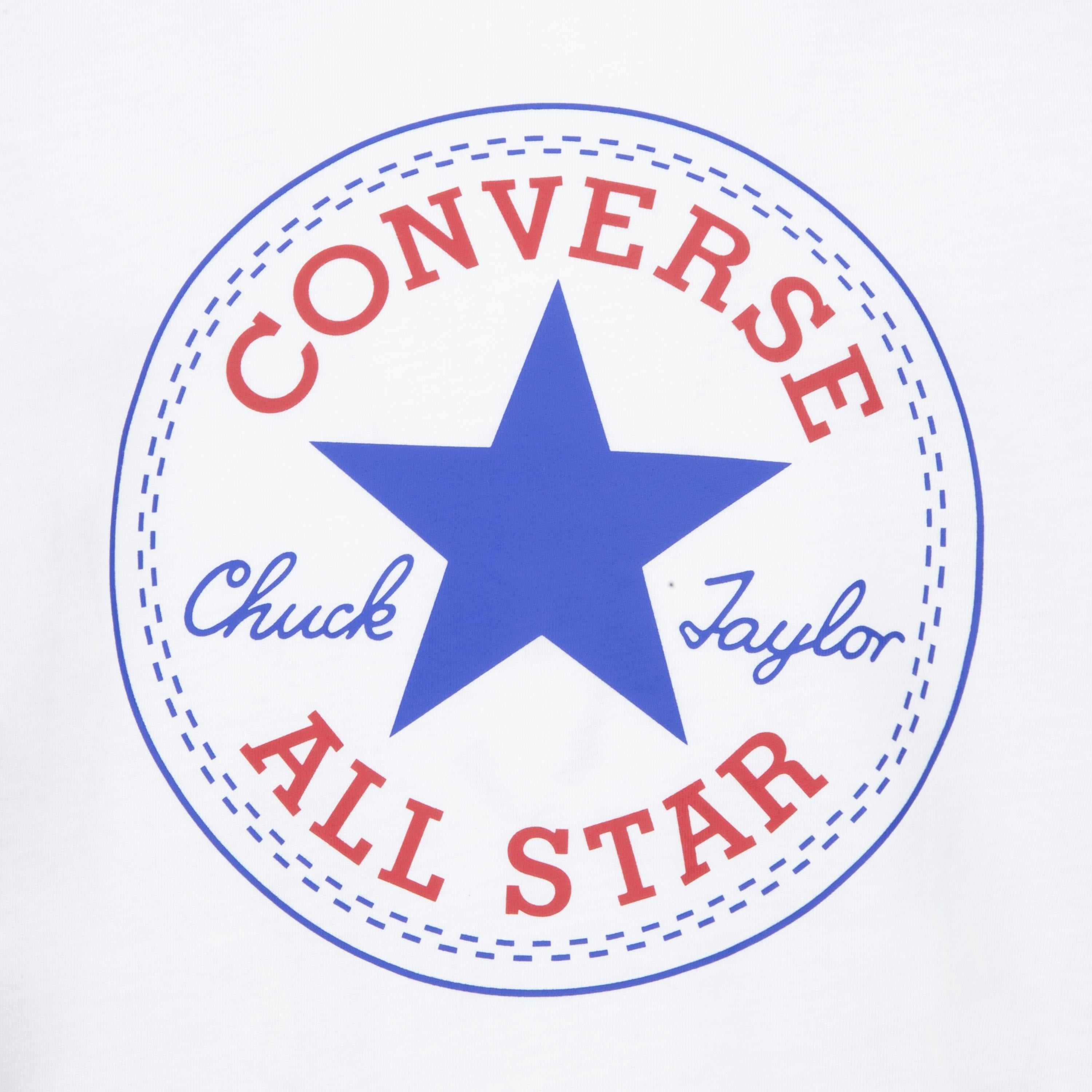 T-Shirt Converse Unisex Bambino - Bianco