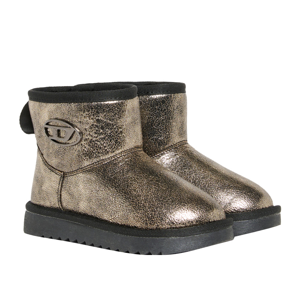Stivaletto Diesel Unisex Ragazzo - Oro