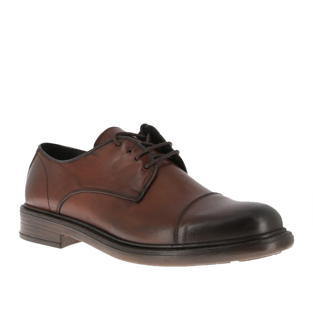 Stringata Exton Uomo - Cuoio