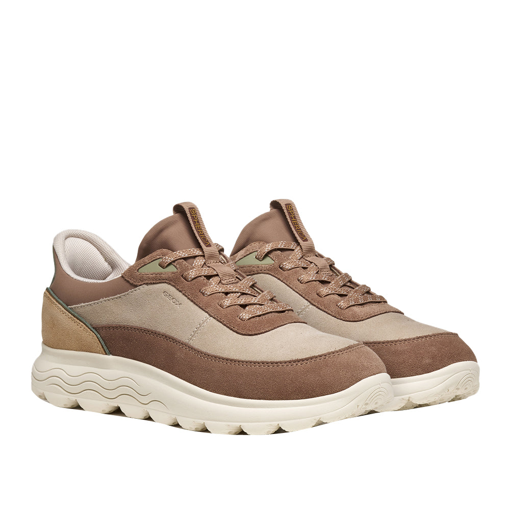 Sneakers Geox D Spherica Plus Donna - Marroncino