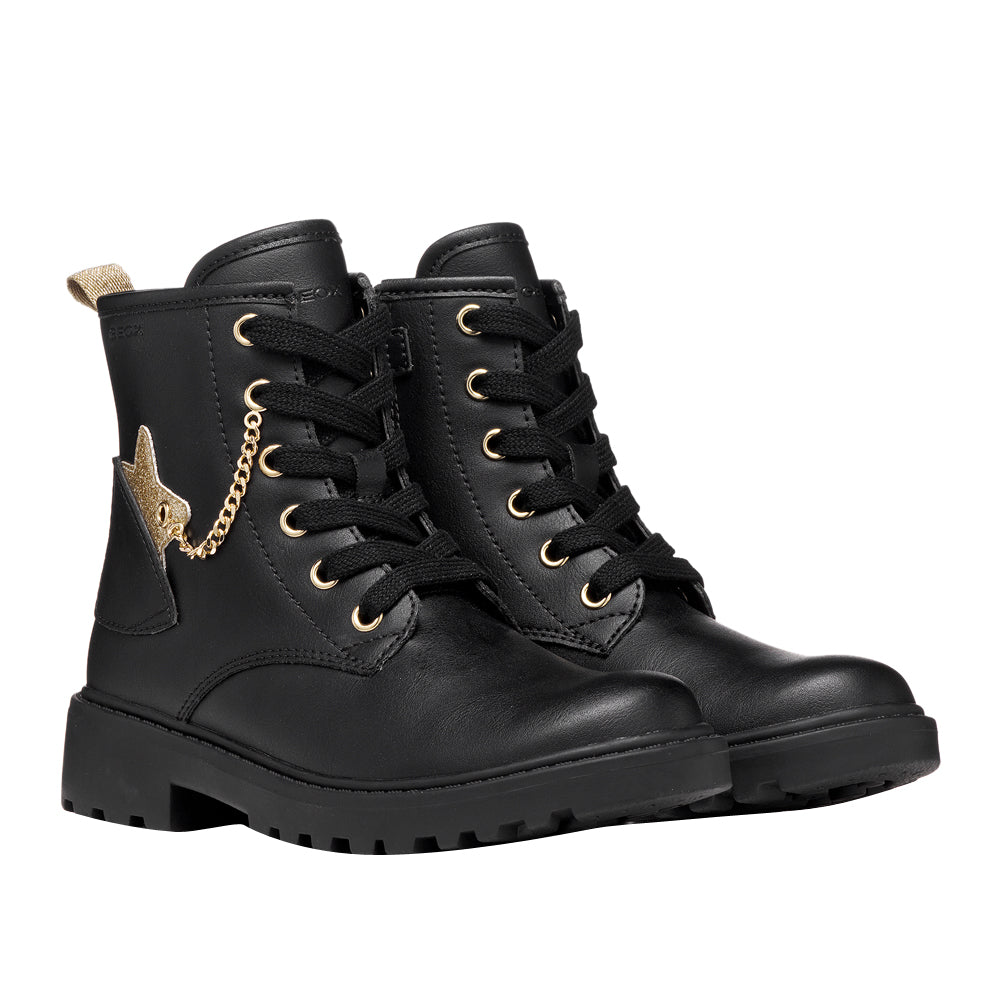 Scarponcino Geox J Casey Ragazza - Nero