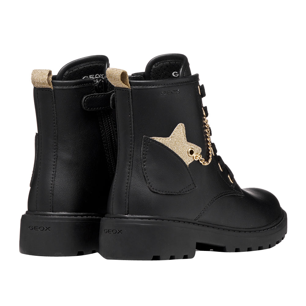 Scarponcino Geox J Casey Ragazza - Nero