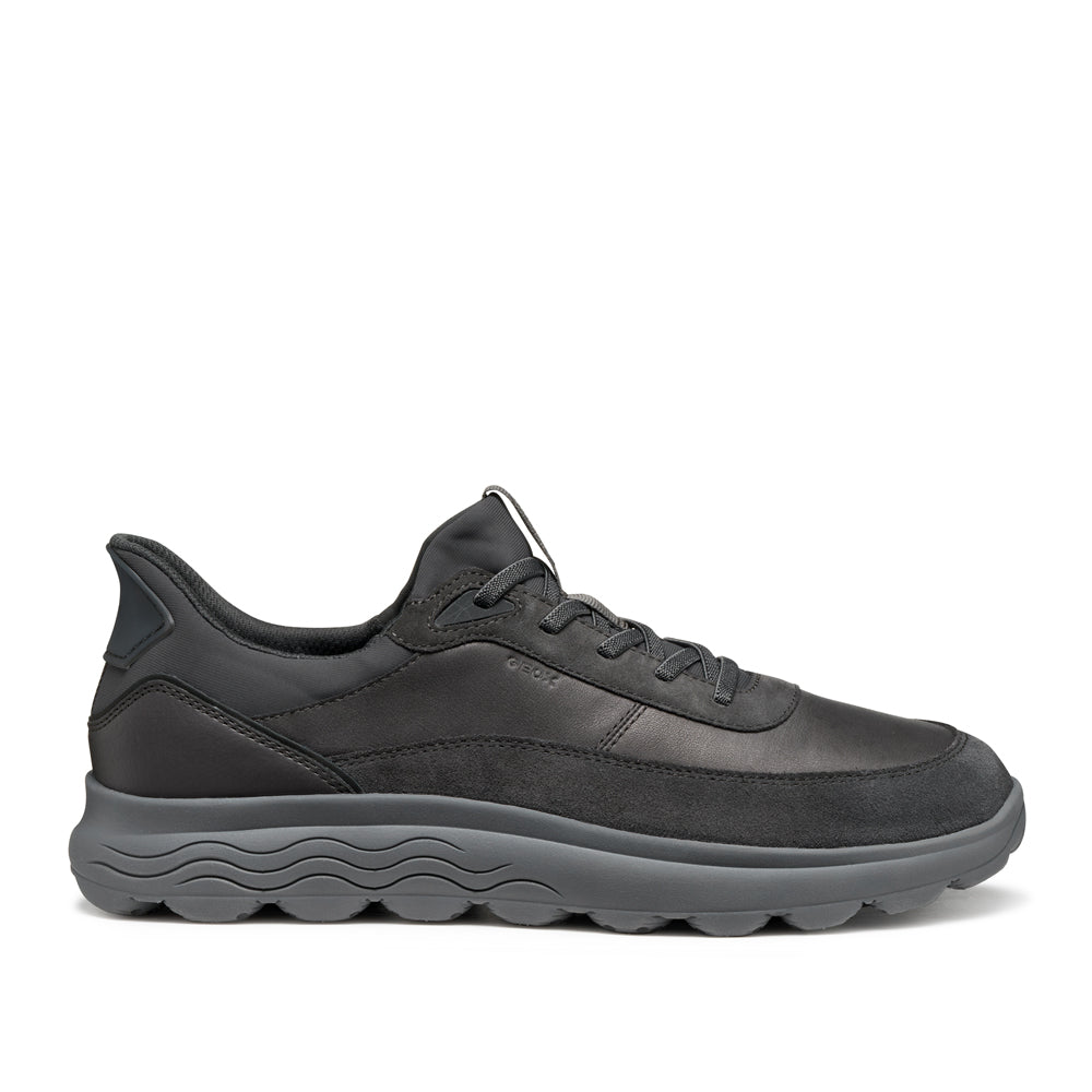 Sneakers Geox U Spherica Plus A - Nappa+scam Uomo - Grigio