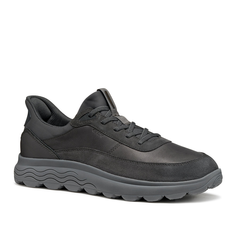 Sneakers Geox U Spherica Plus A - Nappa+scam Uomo - Grigio
