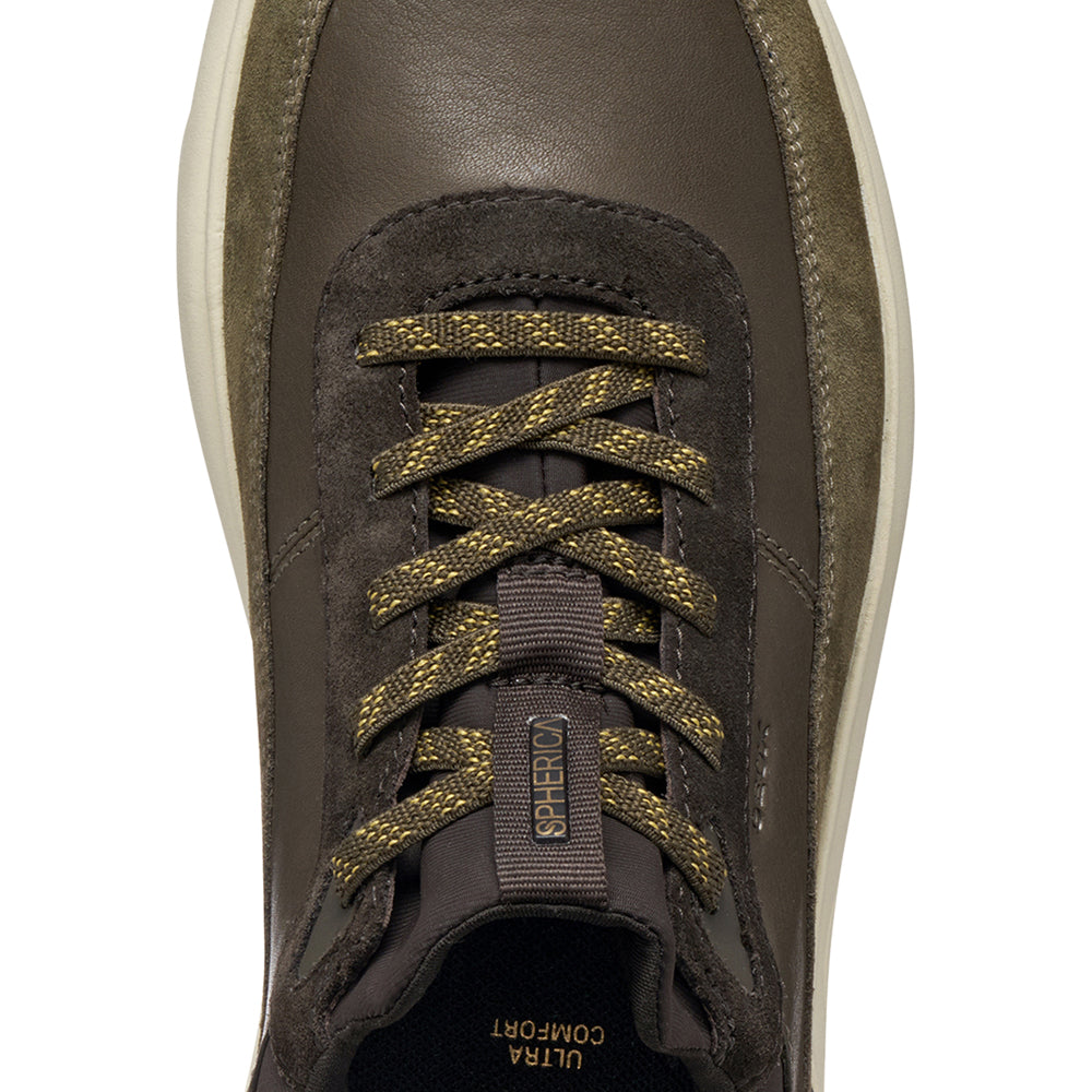 Sneakers Geox U Spherica Plus A - Nappa+scam Uomo - Militare