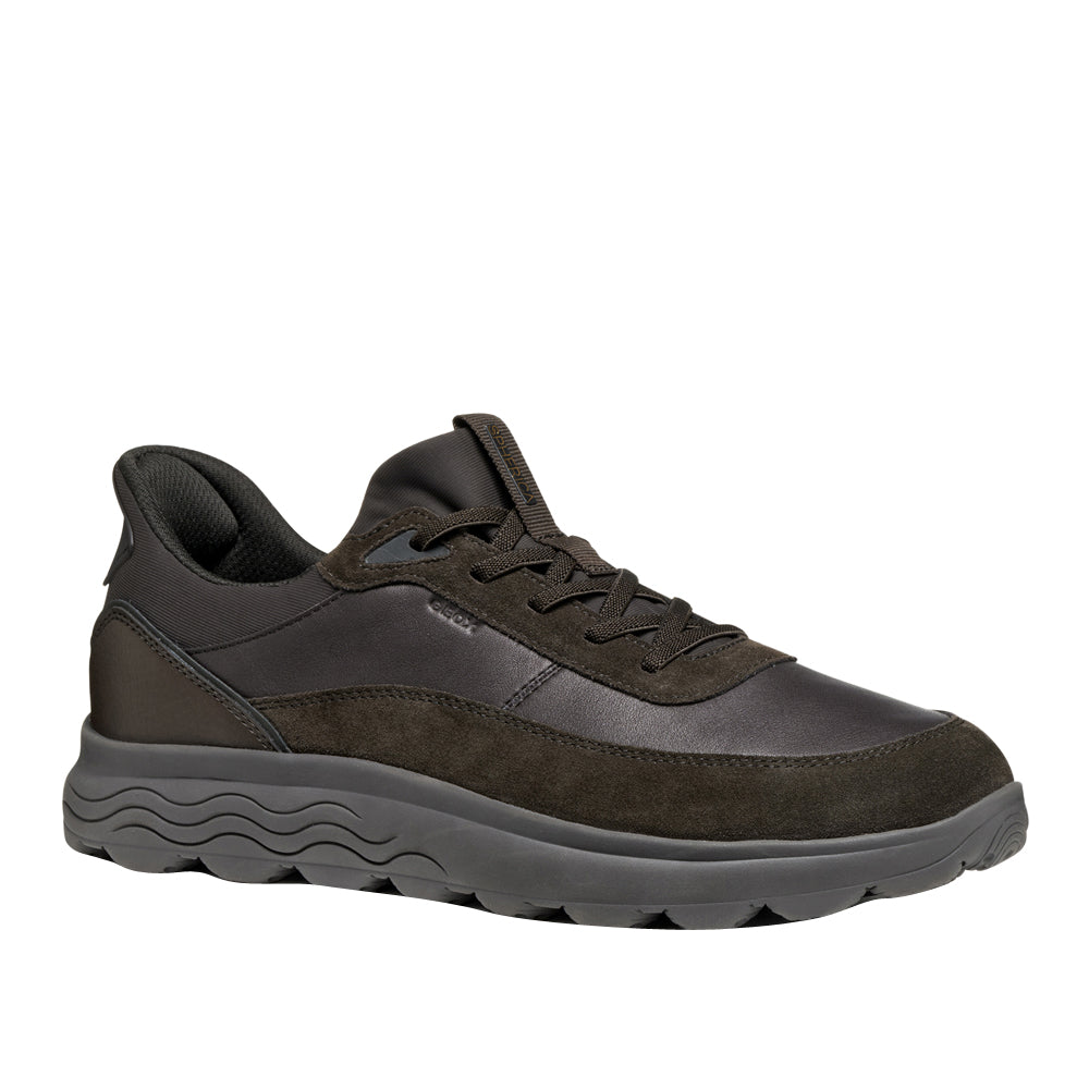 Sneakers Geox U Spherica Plus A - Nappa+scam Uomo - Marrone