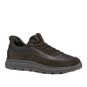 Sneakers Geox U Spherica Plus A - Nappa+scam Uomo - Marrone