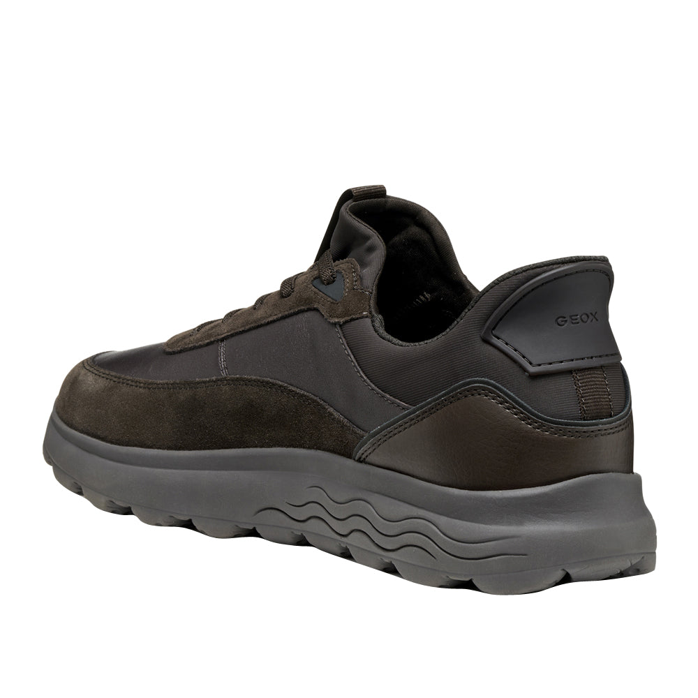 Sneakers Geox U Spherica Plus A - Nappa+scam Uomo - Marrone