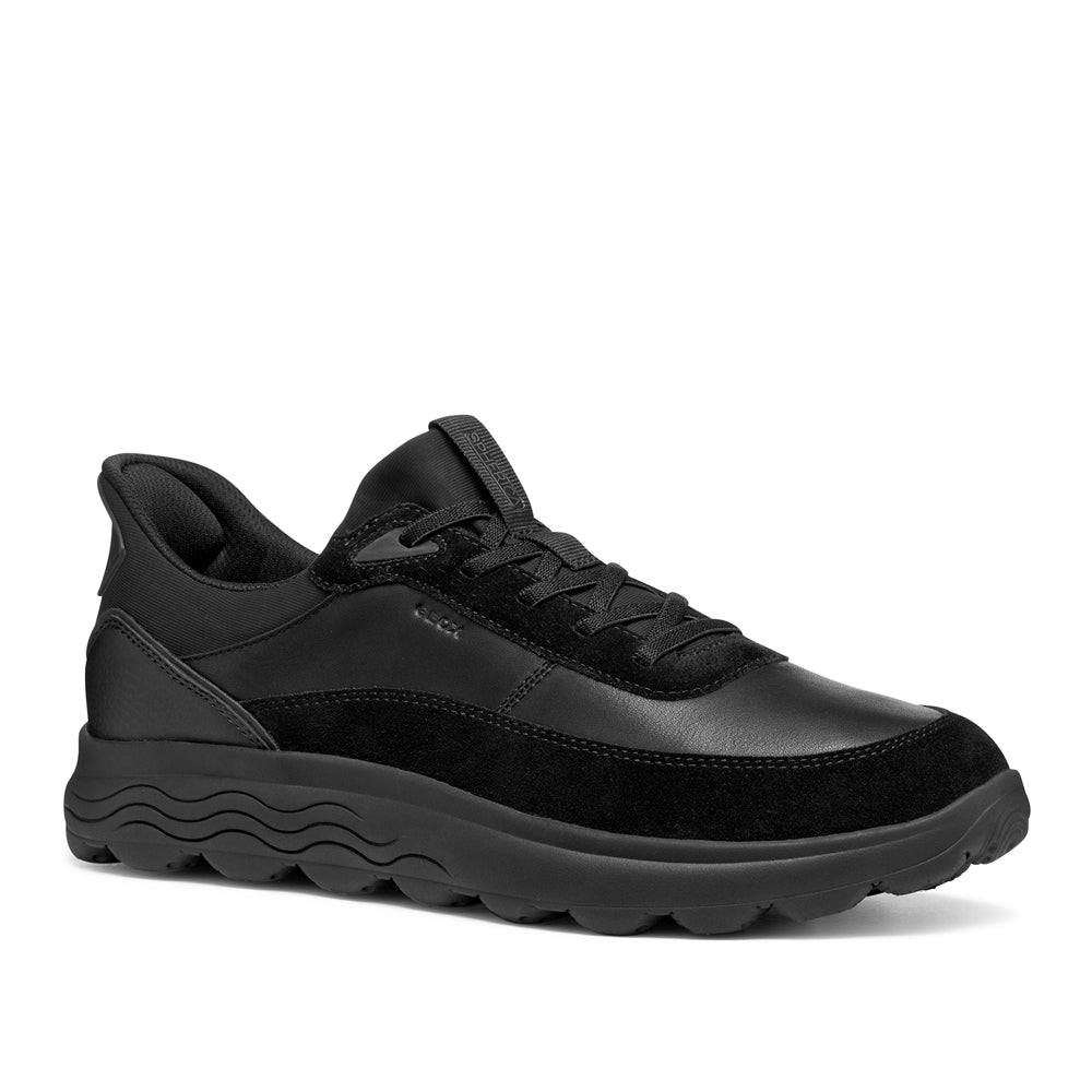 Sneakers Geox U Spherica Plus A - Nappa+scam Uomo - Nero