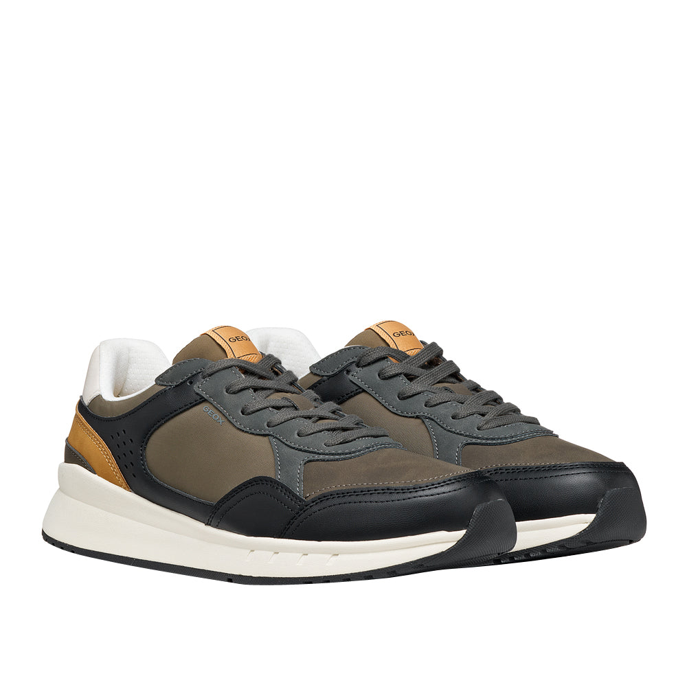 Sneakers Geox U Branthon Uomo - Militare