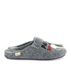 Pantofola grunland b5 ormi uomo - grigio