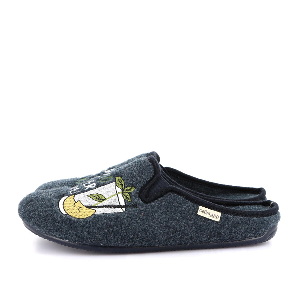 Pantofola Grunland B5 Ormi Uomo - Blu