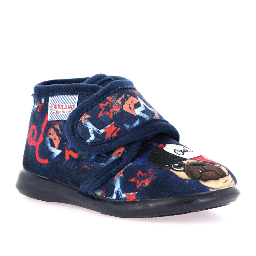 Pantofola Grunland 54 Daly Bambino - Blu
