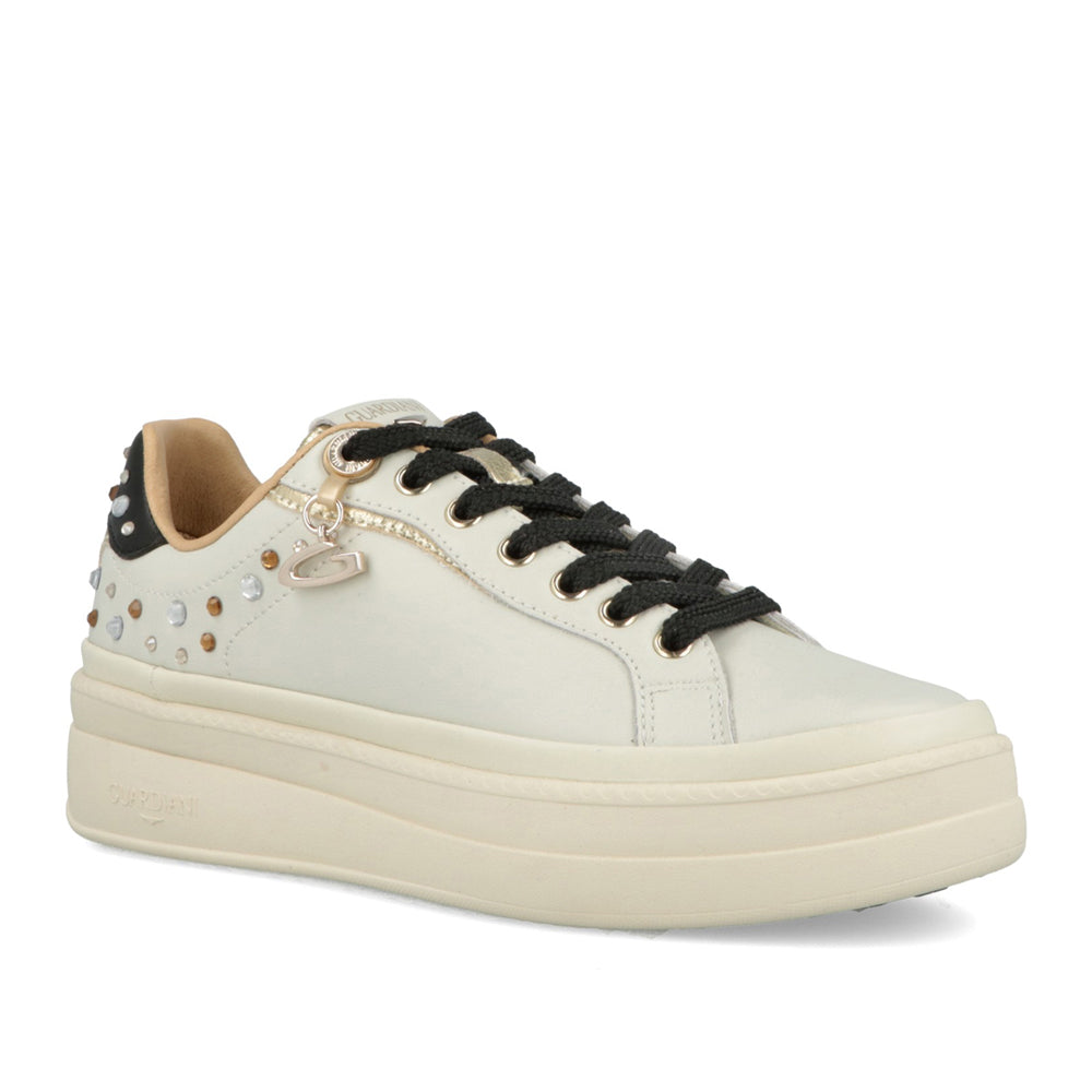 Sneakers Guardiani Cassandra Derby Donna - Bianco