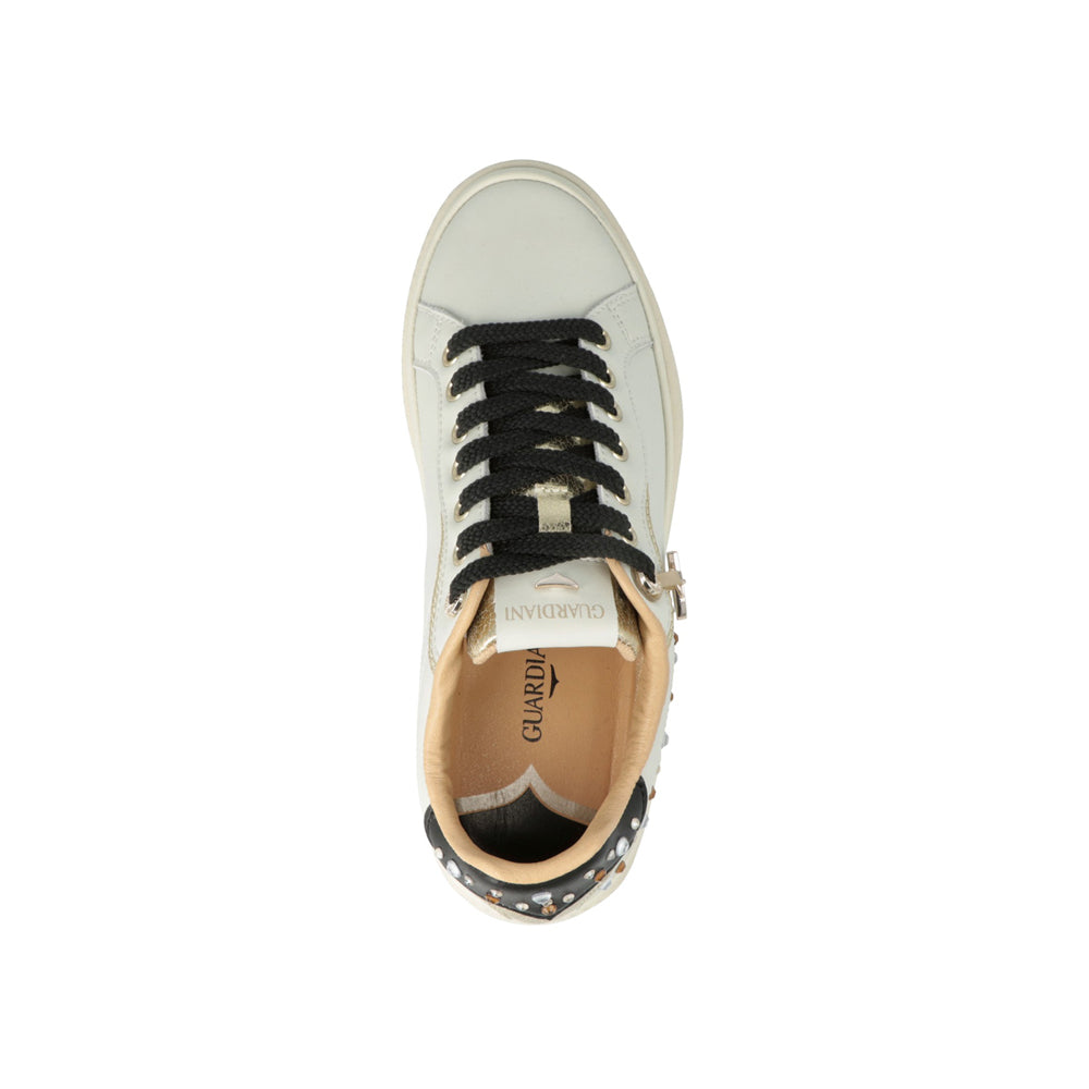 Sneakers Guardiani Cassandra Derby Donna - Bianco