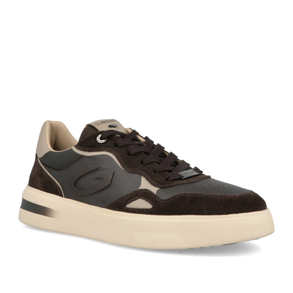 Sneakers Guardiani Aeris Basket Leather Uomo - Marrone