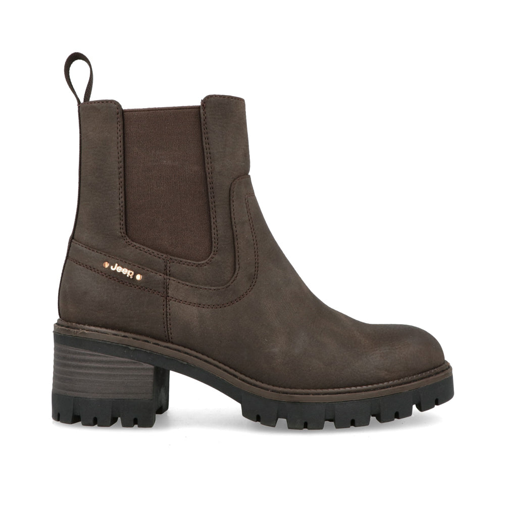 Stivaletto Jeep Raven Chelsea Donna - Marrone