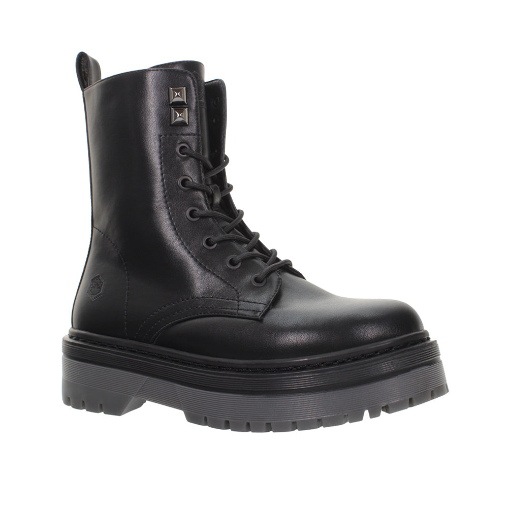 Scarponcino Lumberjack Elyse Donna - Nero